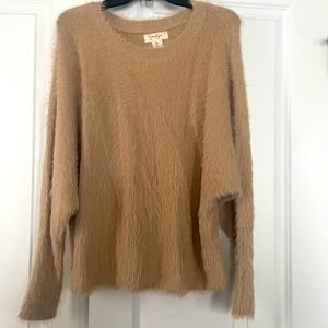 Jessica Simpson Nude Fur Sweater Size- Large